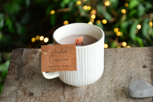 Sweater Weather Coasters + Hazelnut Cappuccino Candle | Veaves X Armatuer