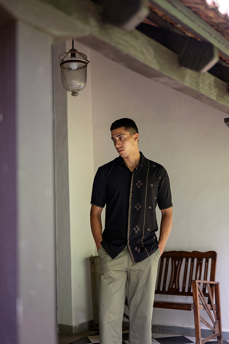 Ahote Handwoven Cotton Shirt