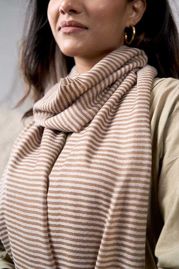 Whispers of Warmth, Fine Cashmere Wool Shawl