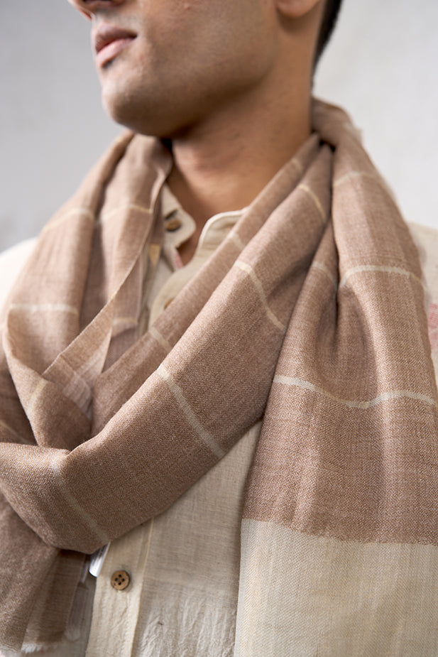 Echor Soft Fine Wool Cashmere Stole