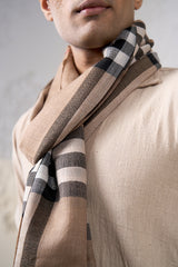 Arrow Soft Fine Wool Cashmere Stole