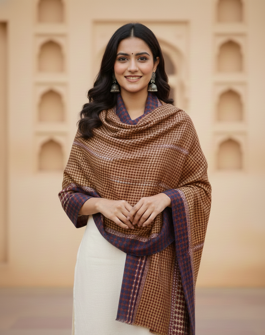 Autumn Ember Fine Cashmere Stole