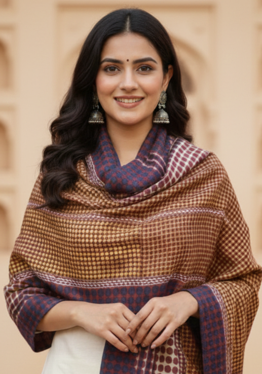 Autumn Ember Fine Cashmere Stole