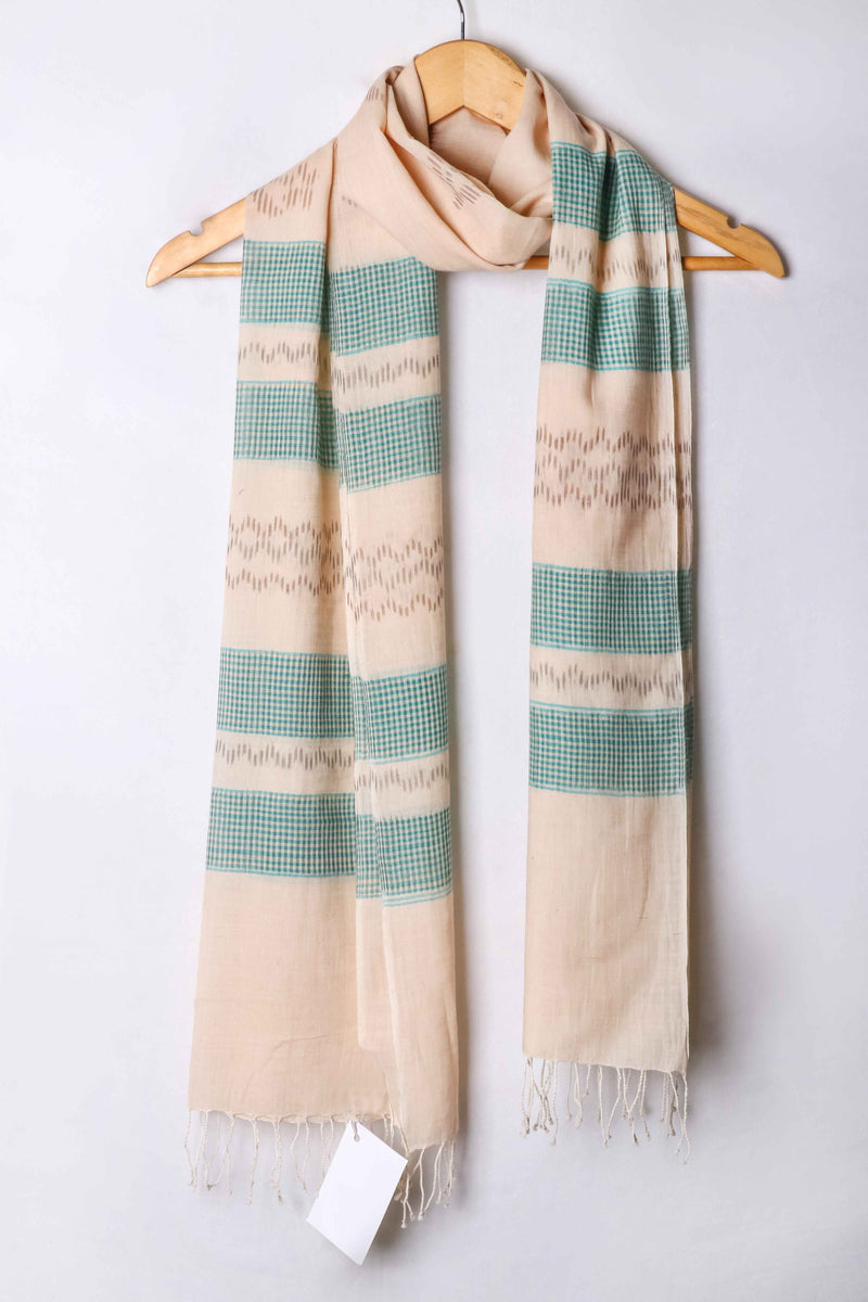 Reedwind Handwoven Cotton Jamdani  Stole