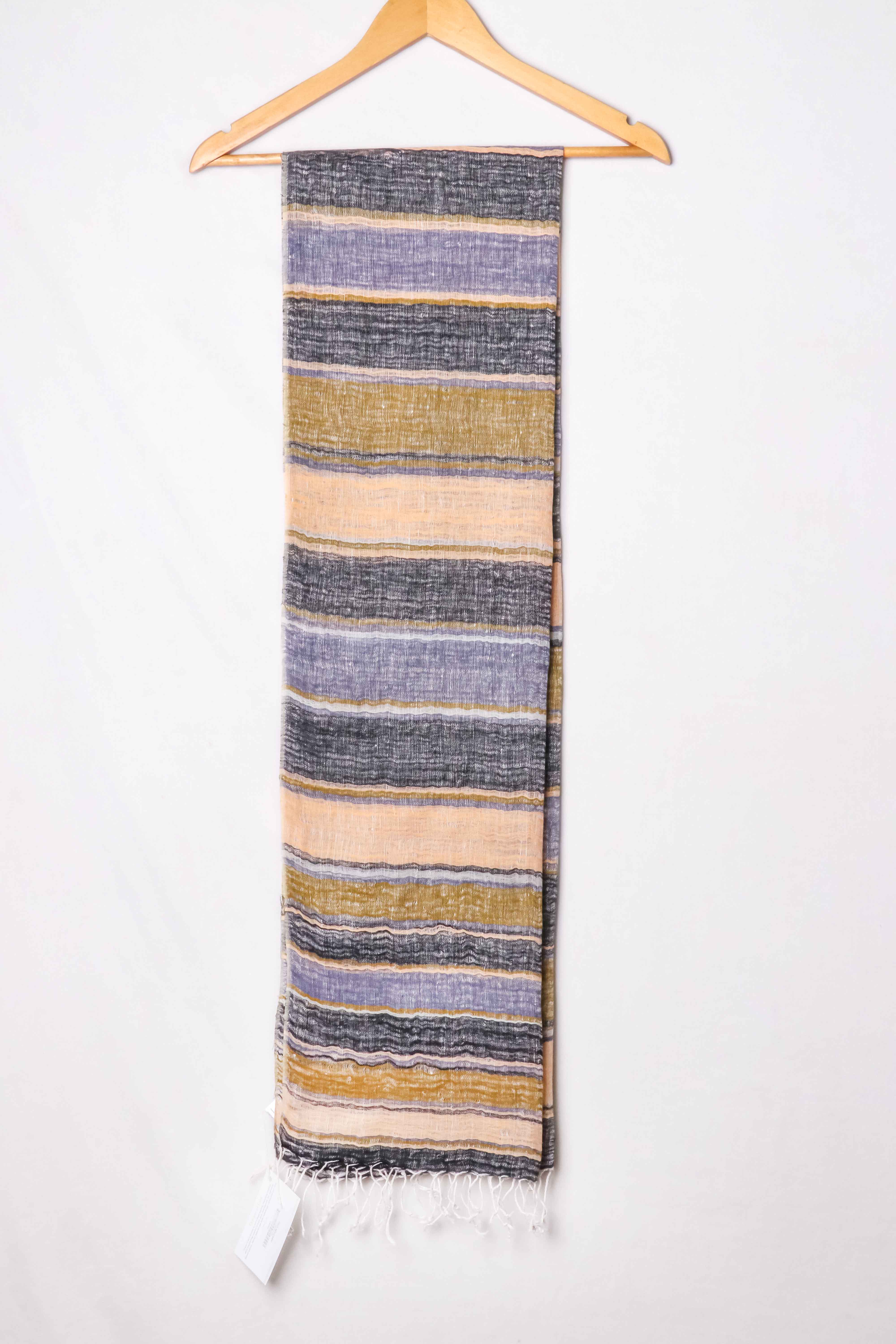 Enfys Handwoven Linen Stole