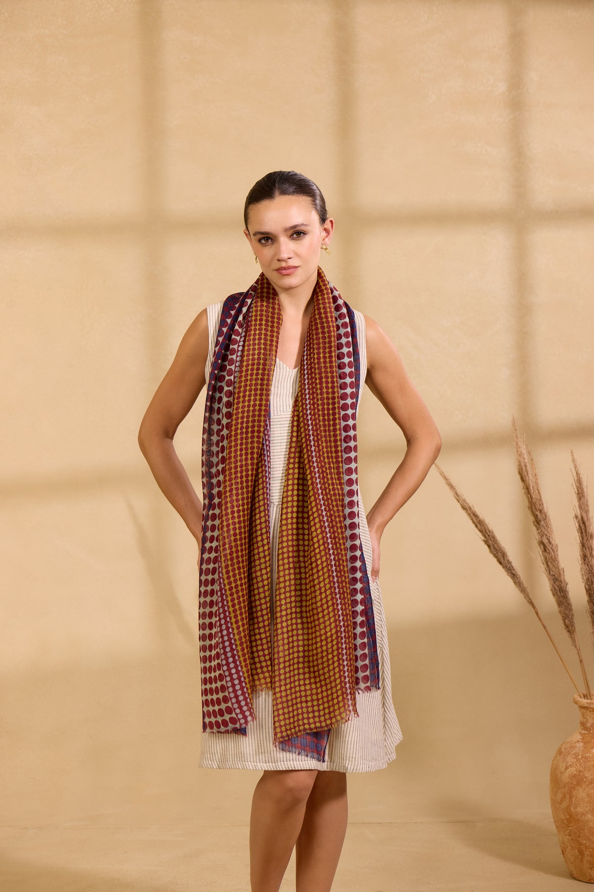 Autumn Ember Fine Cashmere Stole