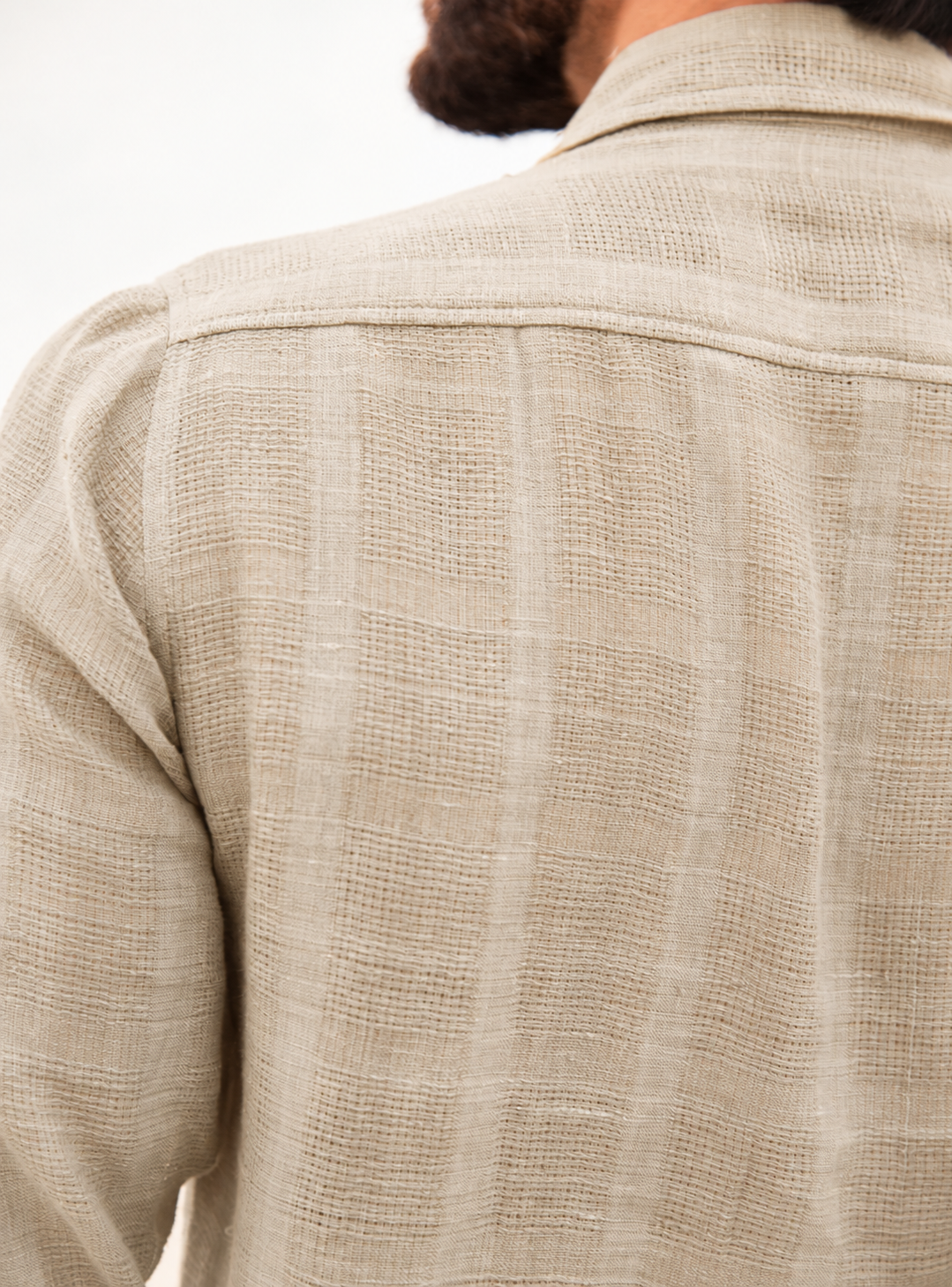 Sandstone Handwoven Cotton Shirt