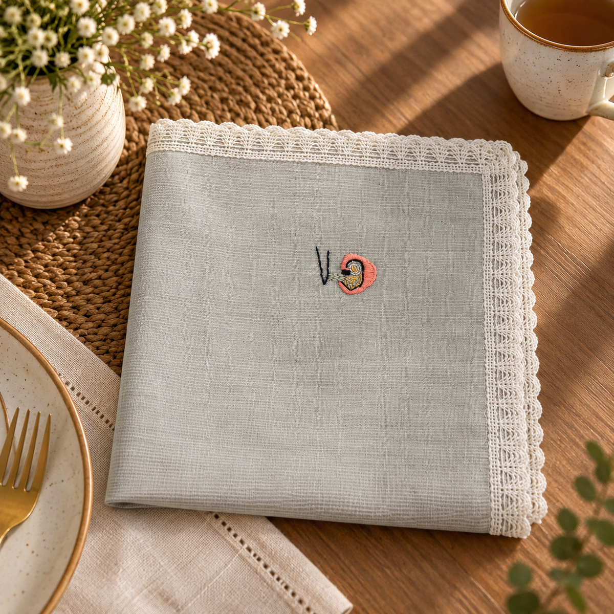 The Noodle & Momo Story Napkin