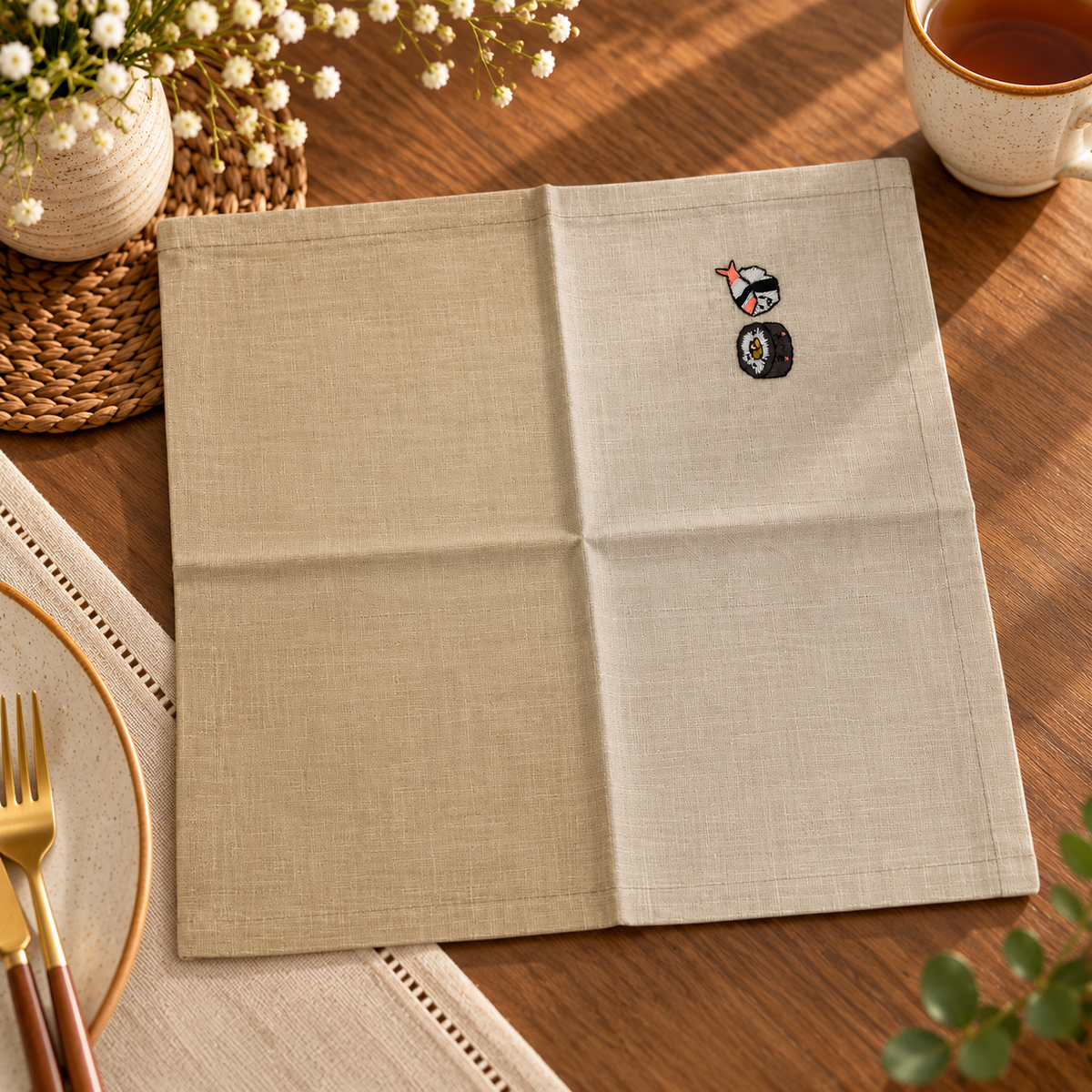 Little Sushi Story Napkin