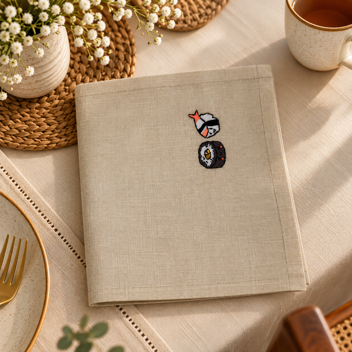 Little Sushi Story Napkin