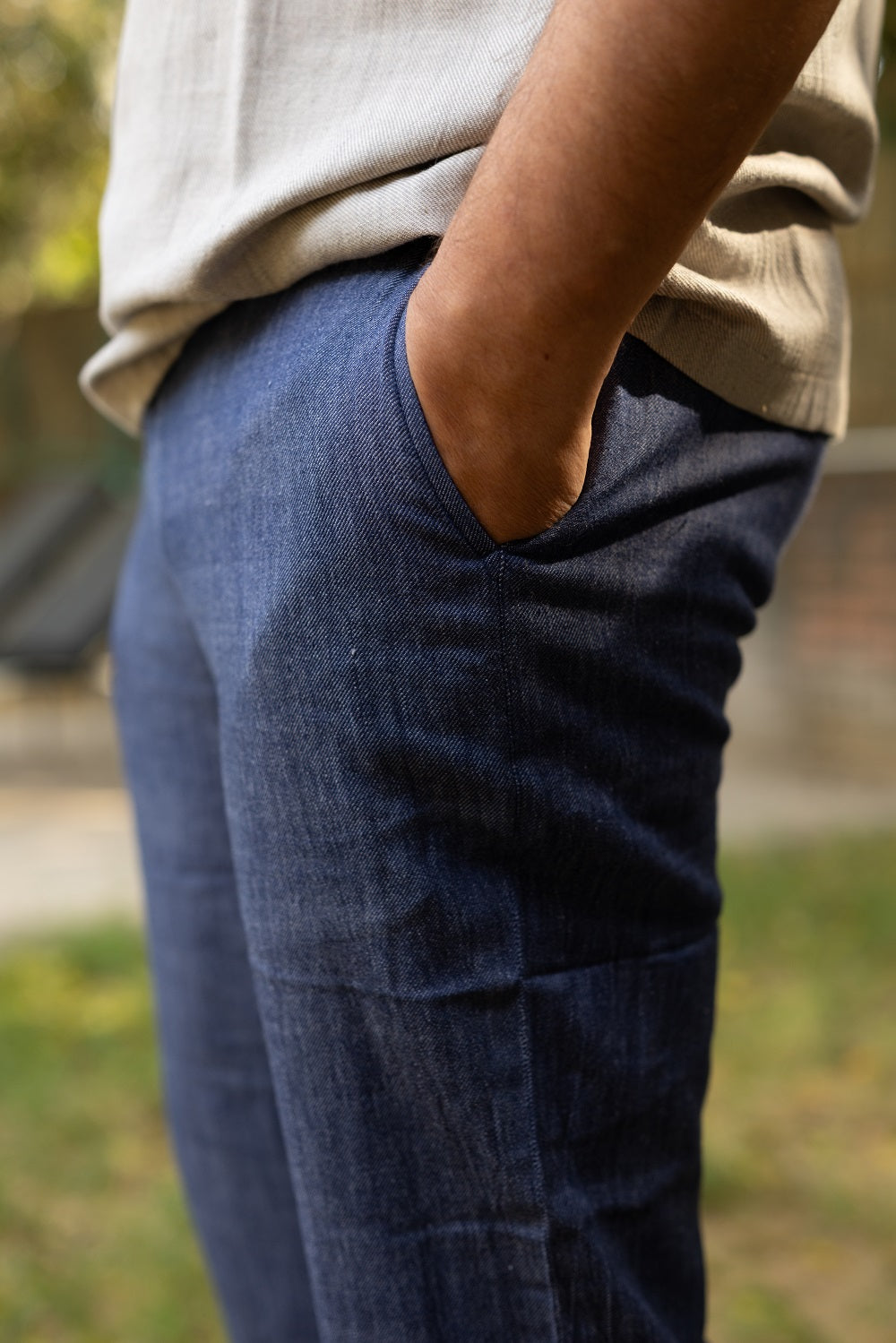 The Gentleman’s Denim Blue Trouser
