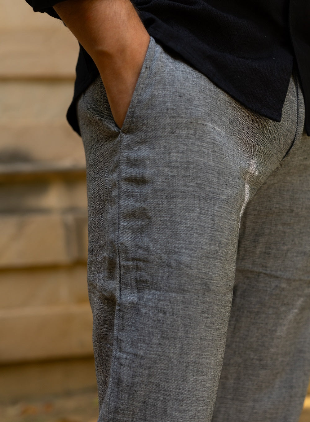Stonefield Handloom Grey Pants