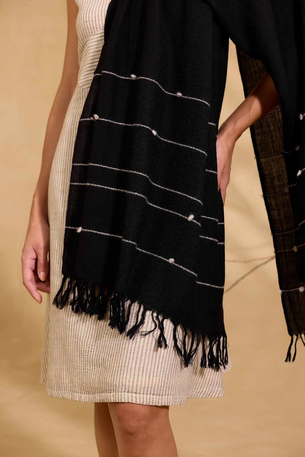 Aurora Soft Fine Wool Cashmere Stole