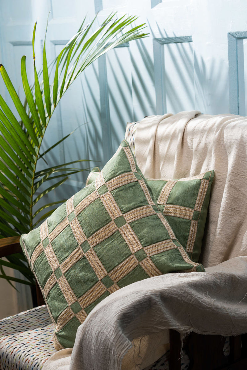 Verdes Para Dormir handmade Cushion Set of 2 