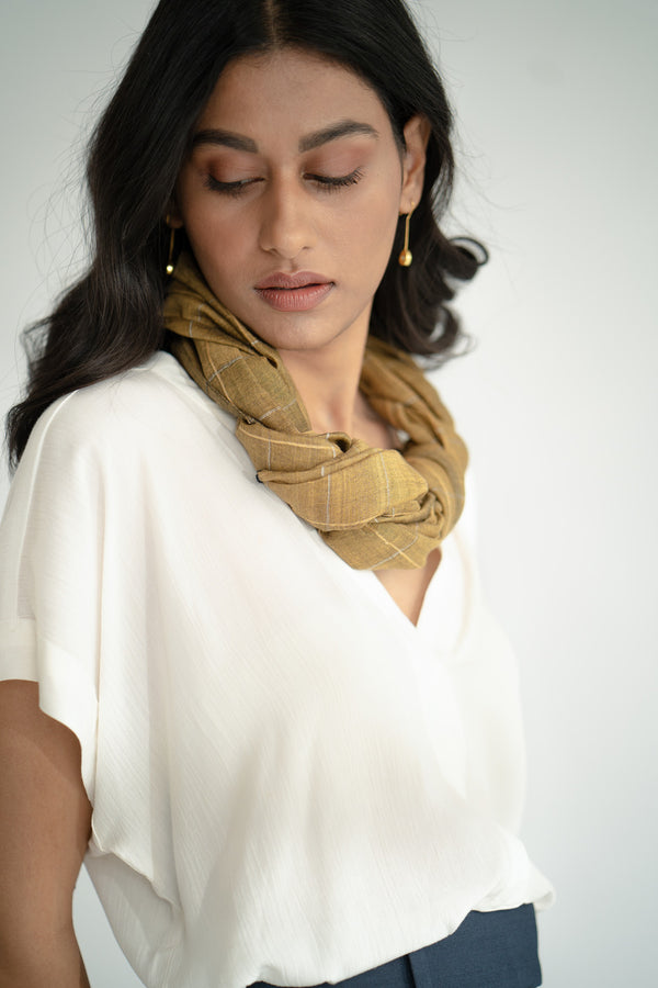 Gilded Cotton Stole