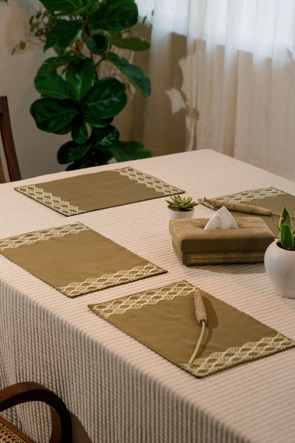 Elias Handwoven Table Mats - Set Of 2 Pcs