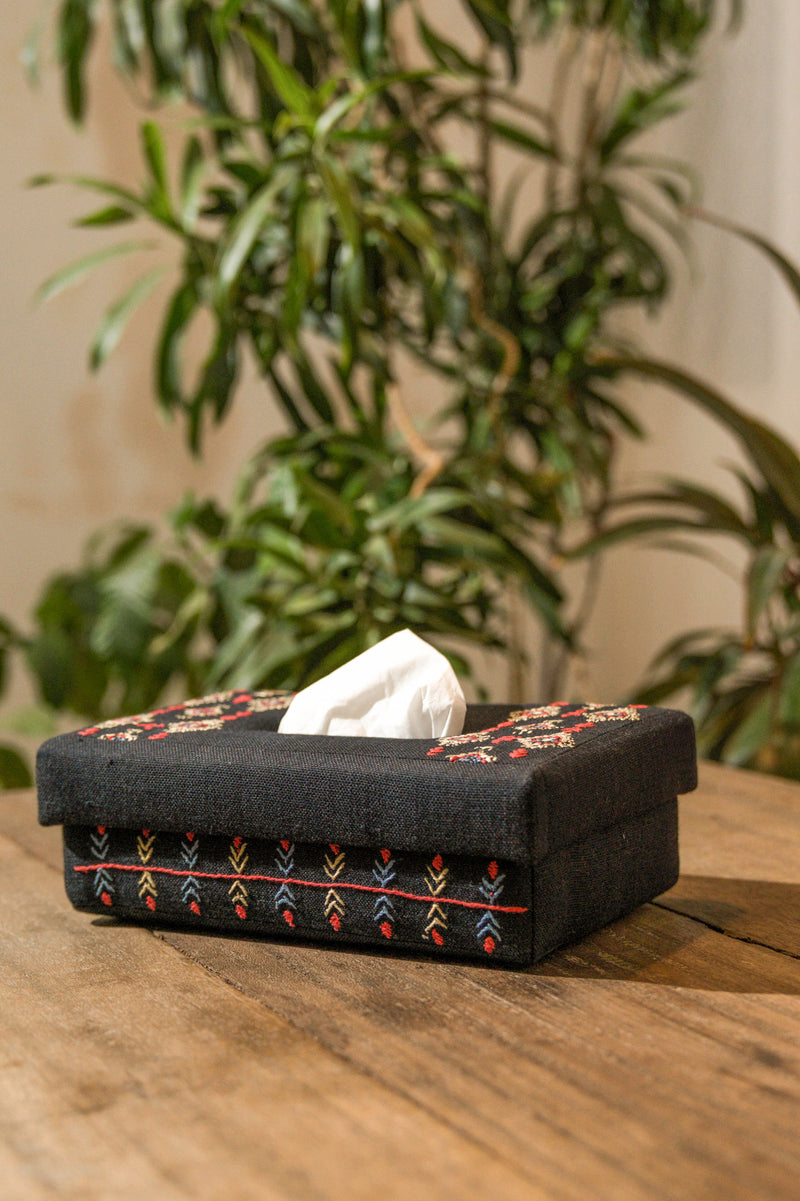 Helen - Handwoven Tissue Box