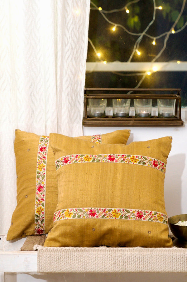 Tamarind Handwoven Cushion Set of 2