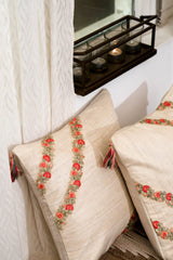 Ivory Handwoven Cushion Set of 2