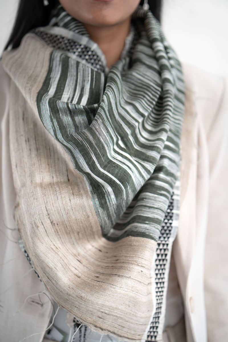 Terza Handwoven Silk Stole