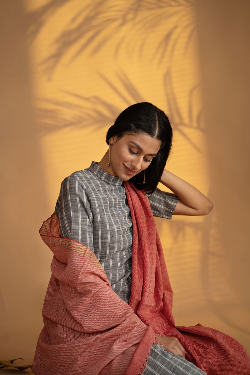 Sienna Kala Cotton Handwoven Dupatta