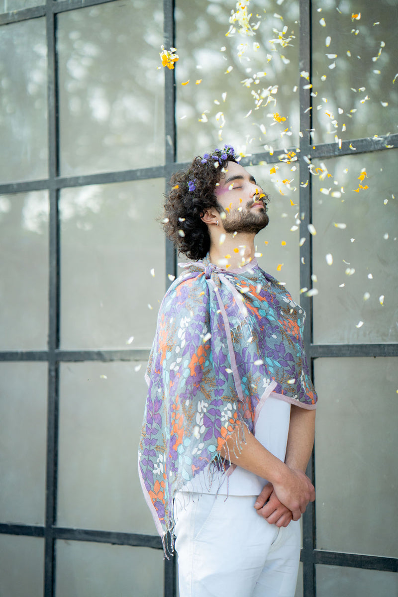 Fidelia Handwoven Linen Stole
