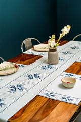 Triocy  Hand Woven Dining Set of a Table runner and 6 Table mats