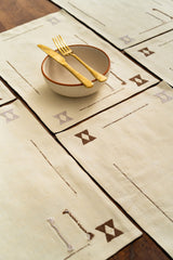 Sokoban Handwoven Table Mats - Set Of 6 Pcs