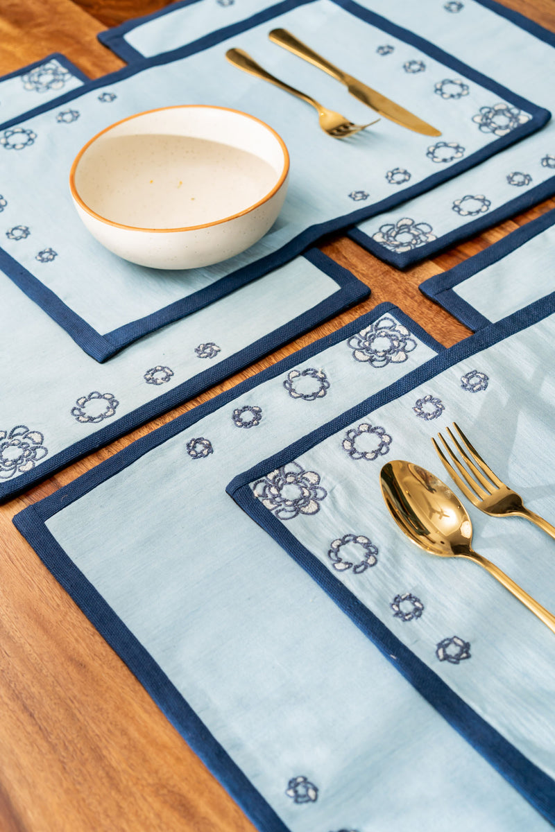 Kansei Handwoven Table Mats - Set Of 6 Pcs
