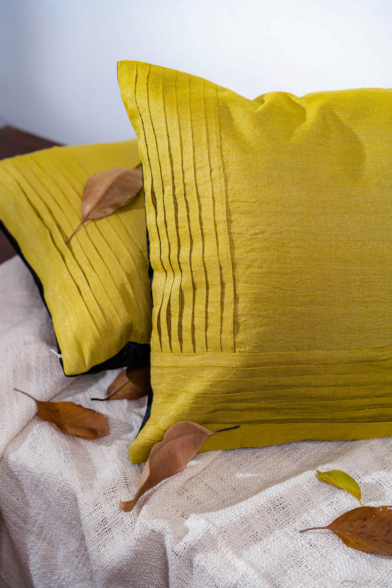 Silicon Handwoven Cushion Set of 2 