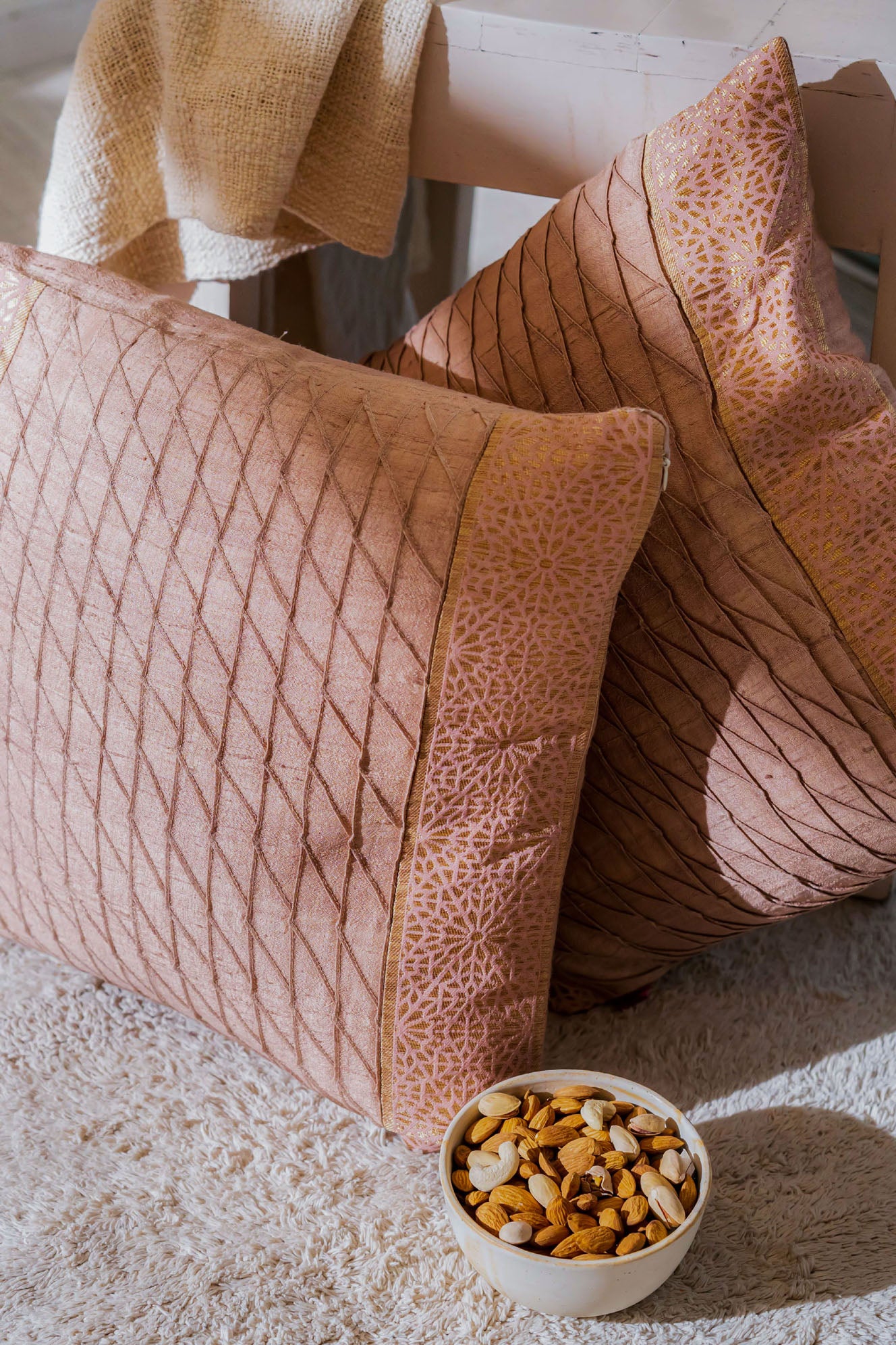 Inflorescence Handwoven Cushion Set of 2