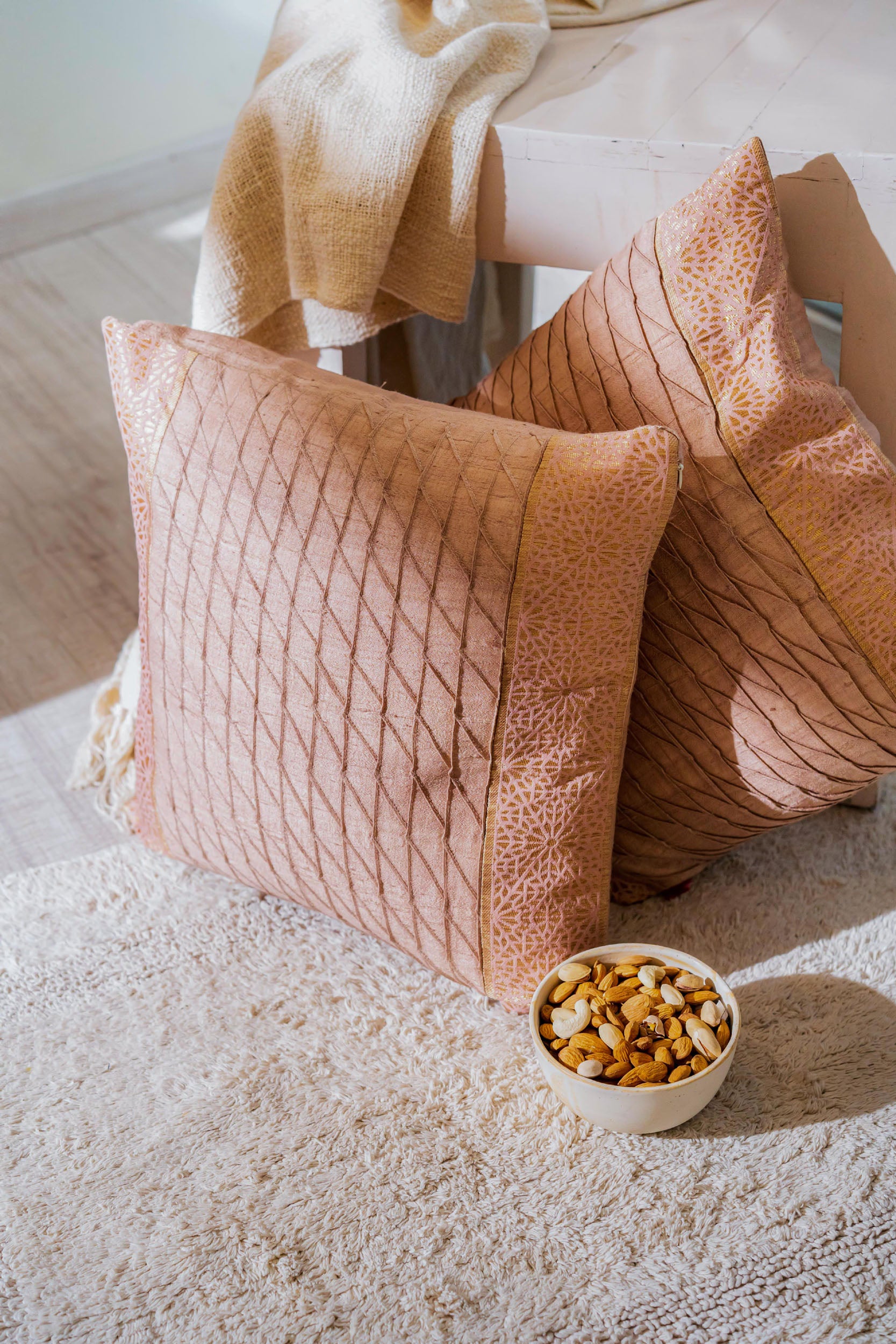 Inflorescence Handwoven Cushion Set of 2