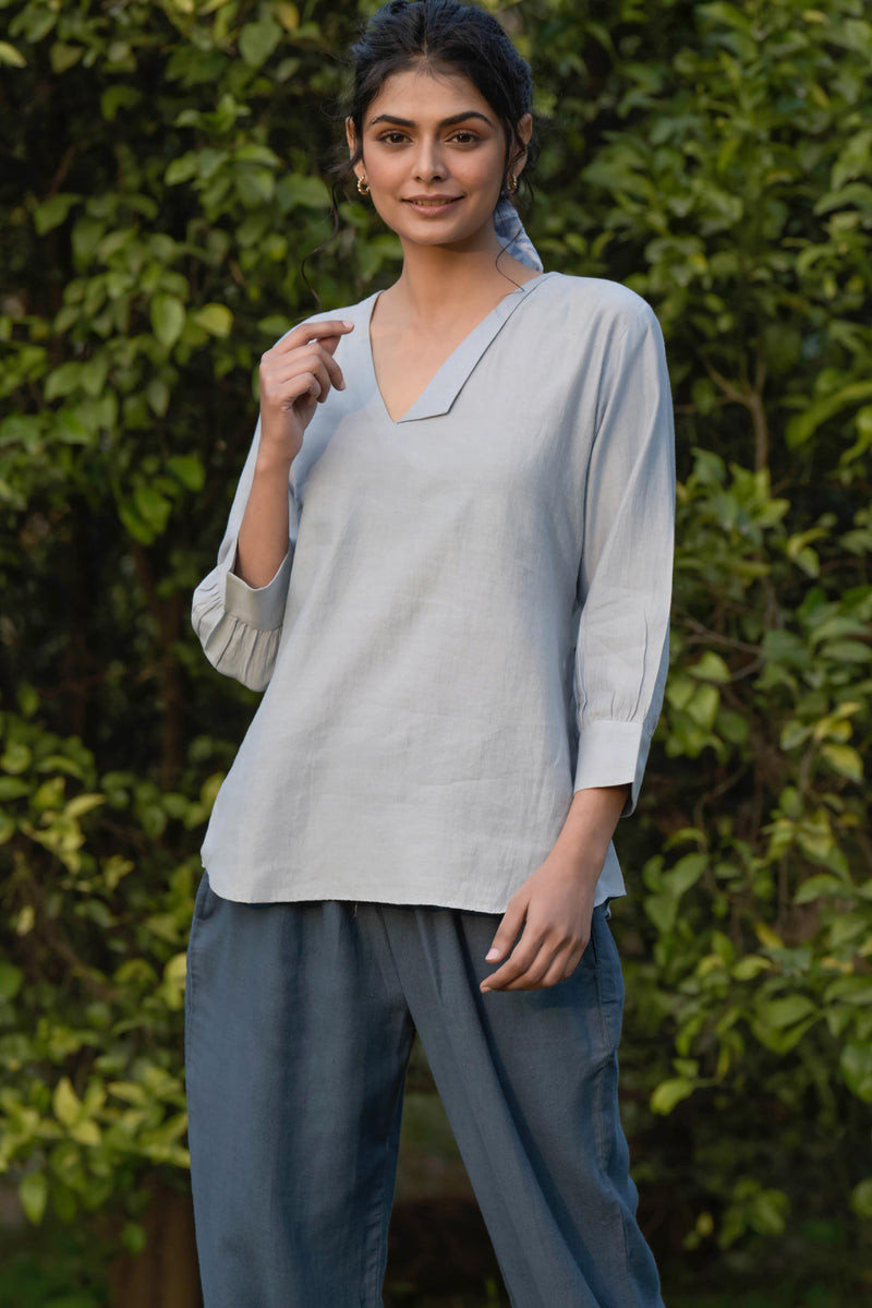 Seina Handwoven Top