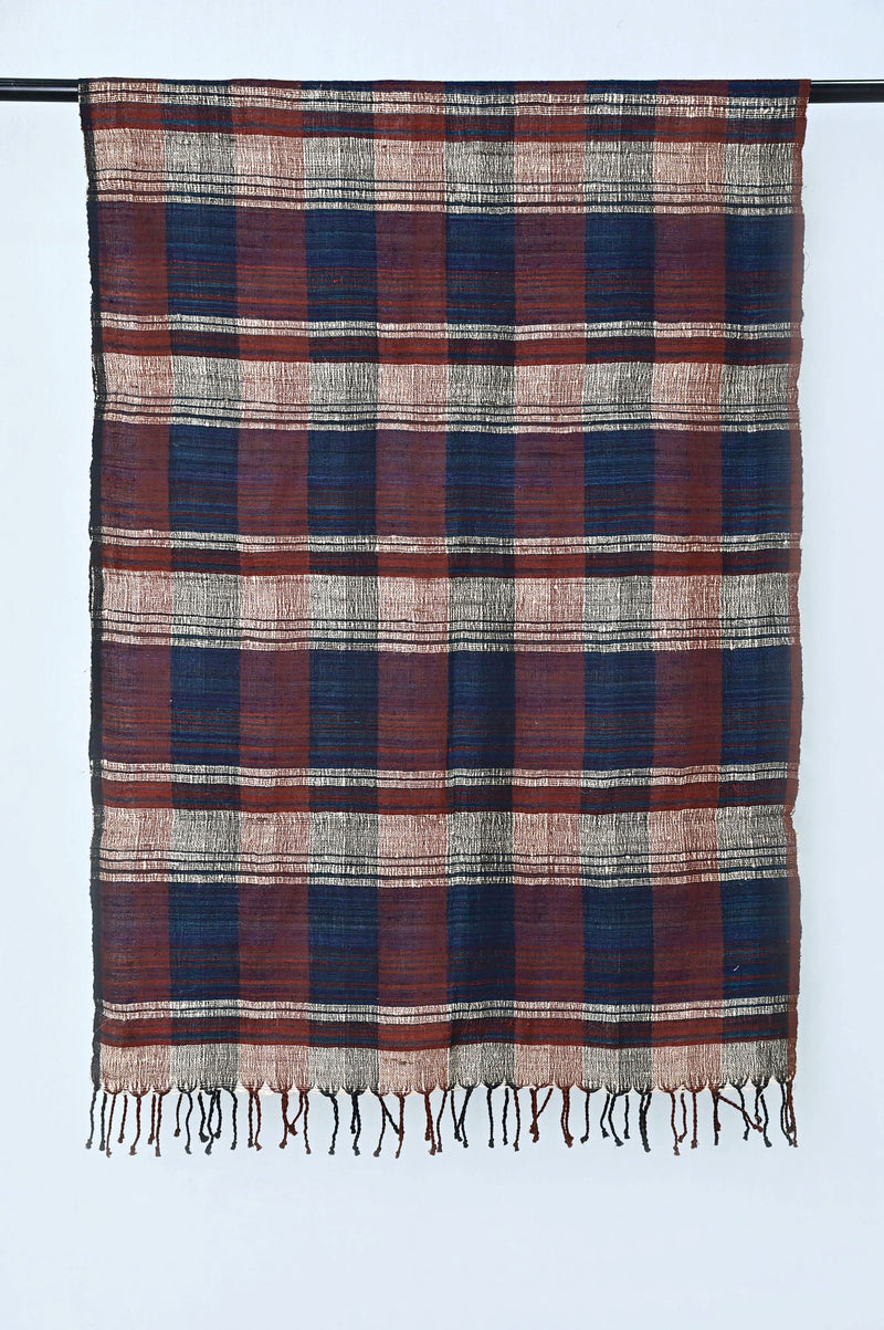 llamar Handwoven Cotton Ghicha Silk Stole