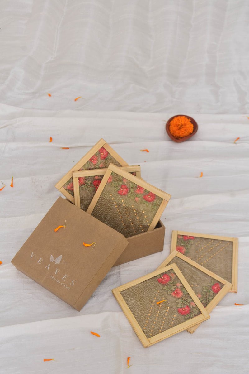 Handwoven Coasters Gift Hamper