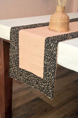leopard - Dining Set Of A Table Runner And 8 Table Mats