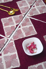 Ornate Handwoven Table Mats - Set Of 6 Pcs