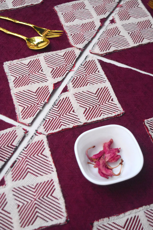 Ornate Handwoven Table Mats - Set Of 2 Pcs