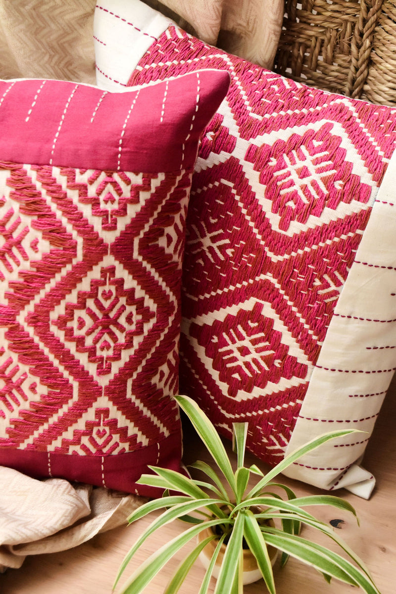 Saqaafat handmade Cushion Set of 2