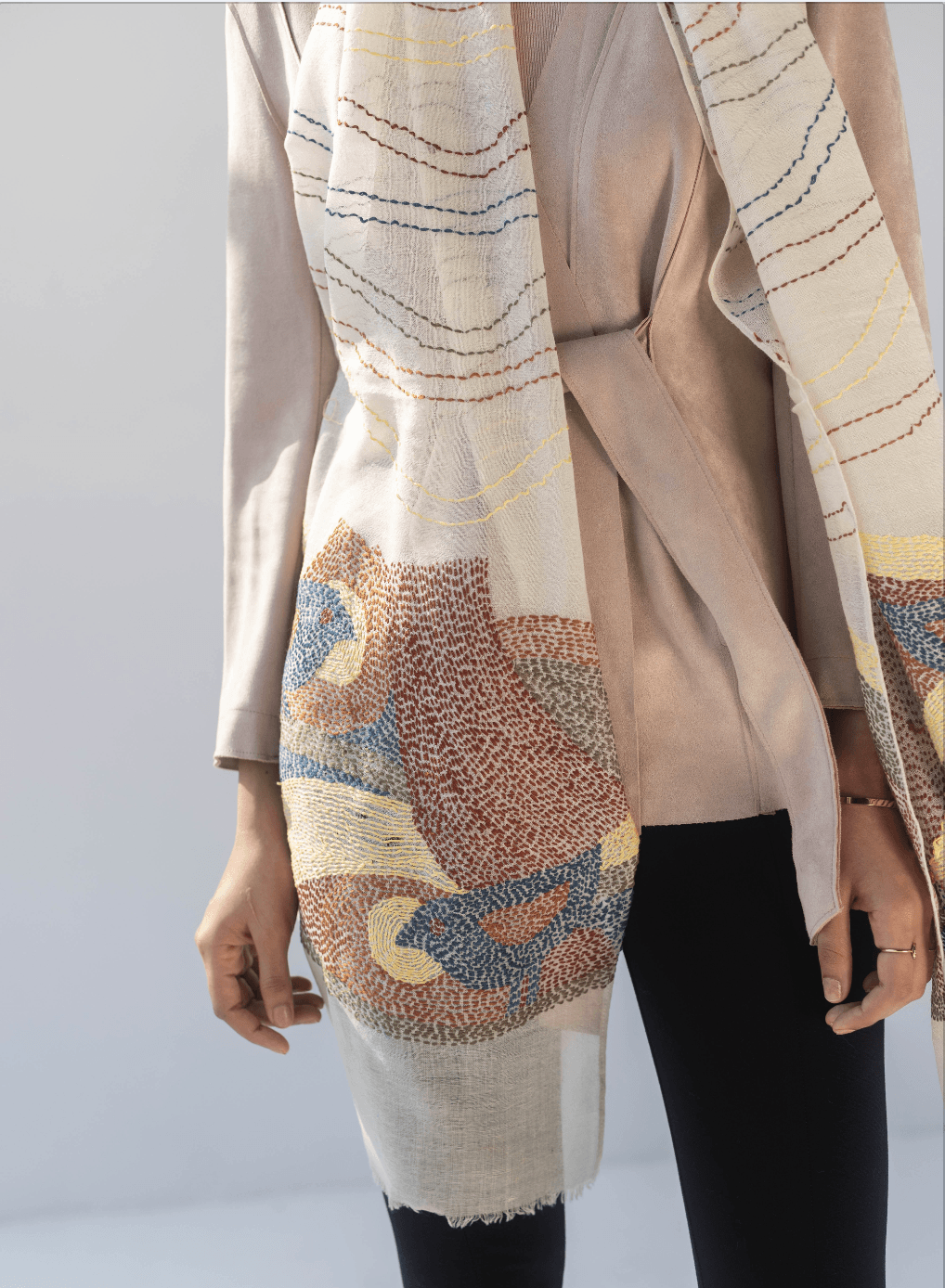 Winter Pearl Women's Cashmere Stoles