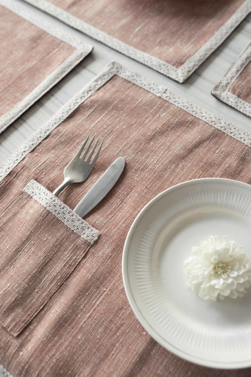 Amaranthine  Table Mats - Set of 2 Pcs