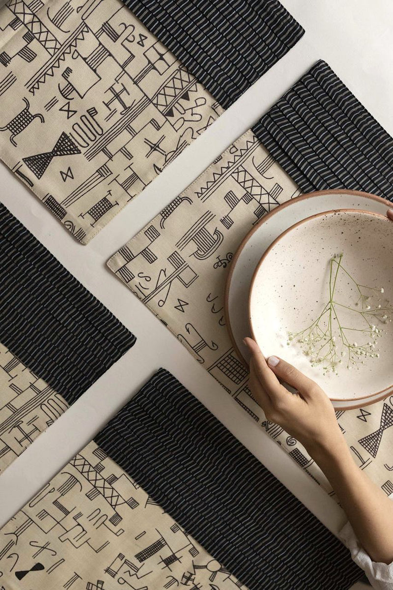 Finezza Table Mats - Set Of 6 Pcs - Veaves