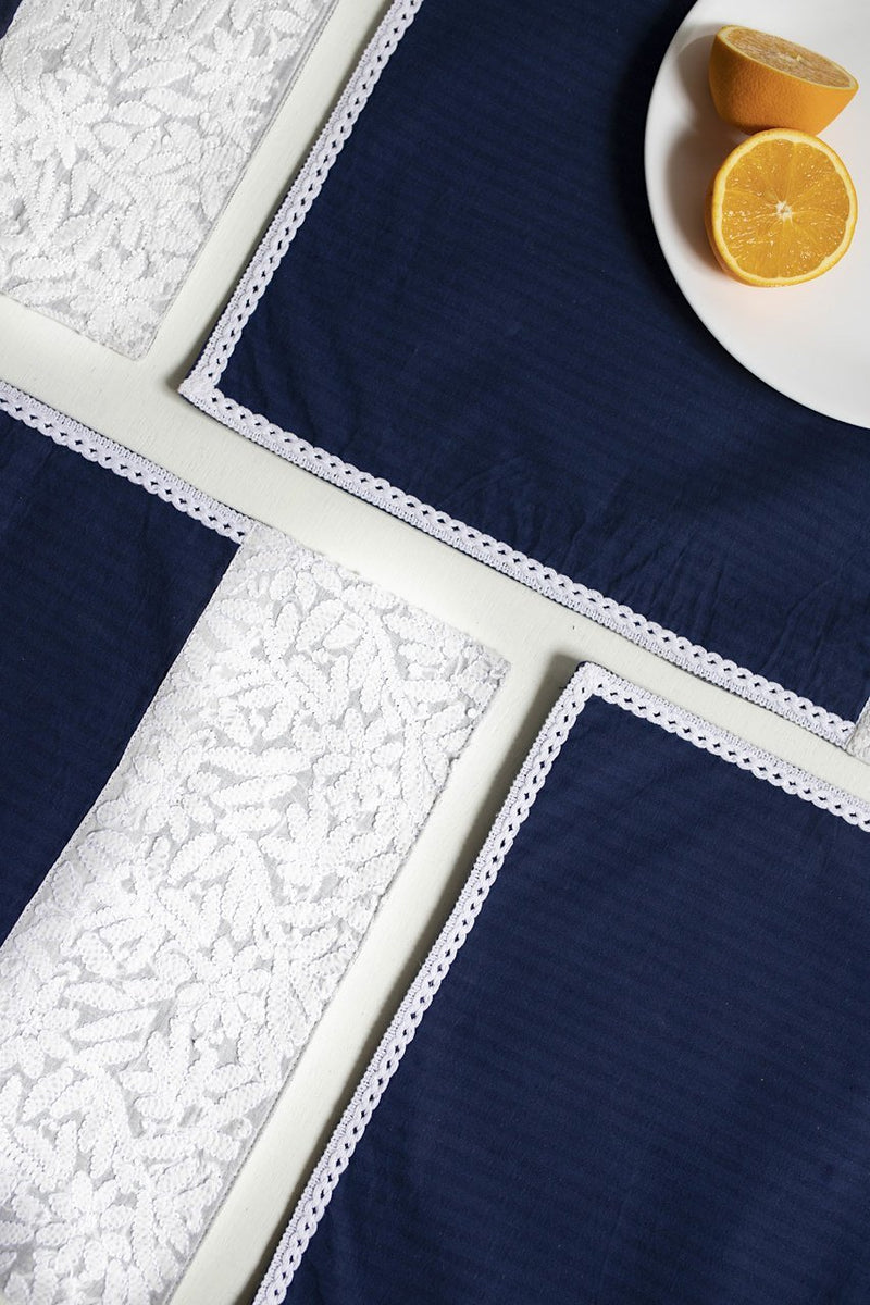 Azul Table Mats - Set Of 8 Pcs - Veaves