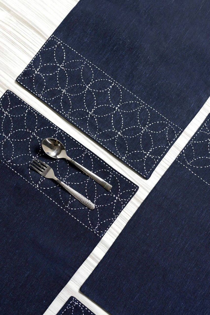 Boketto Table Mats - Set Of 6 Pcs - Veaves