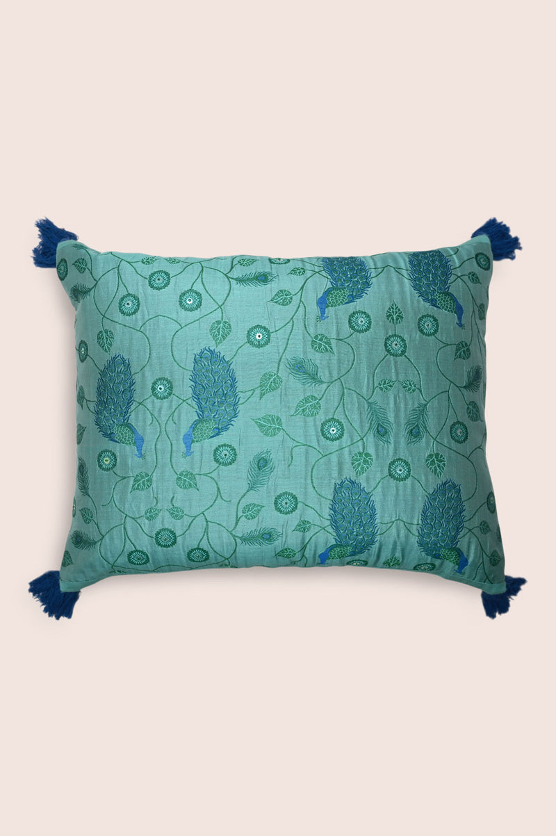 Sage Handwoven Cushion