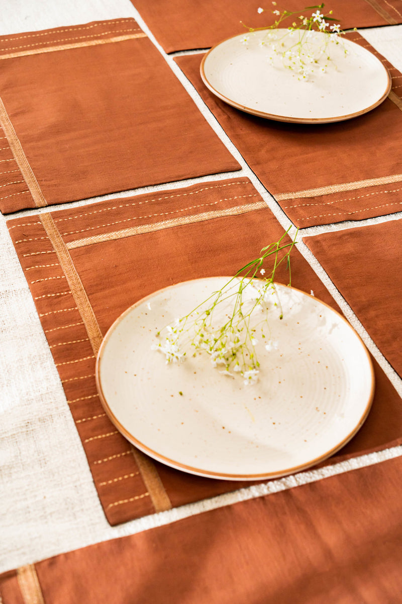 Ambiente Castell Dining Table Runner And Mats Set of 6