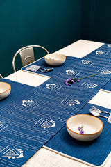 Udanpesha Dining Table Runner And Mats Set of 6