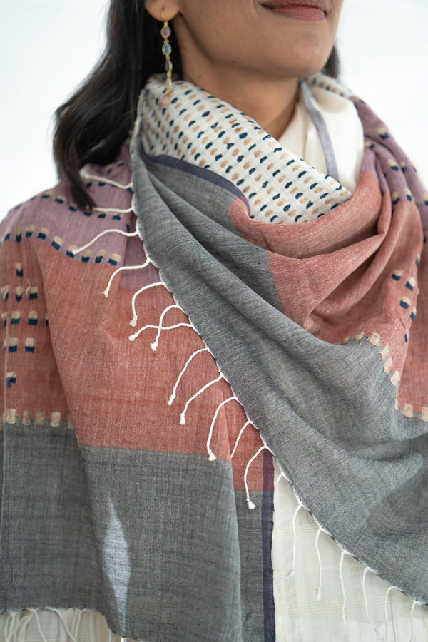 Colossian Khadi Cotton Stole