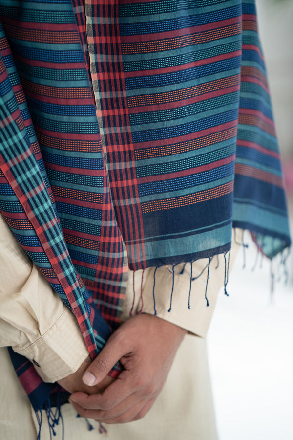Coalescence Khadi Cotton Stole