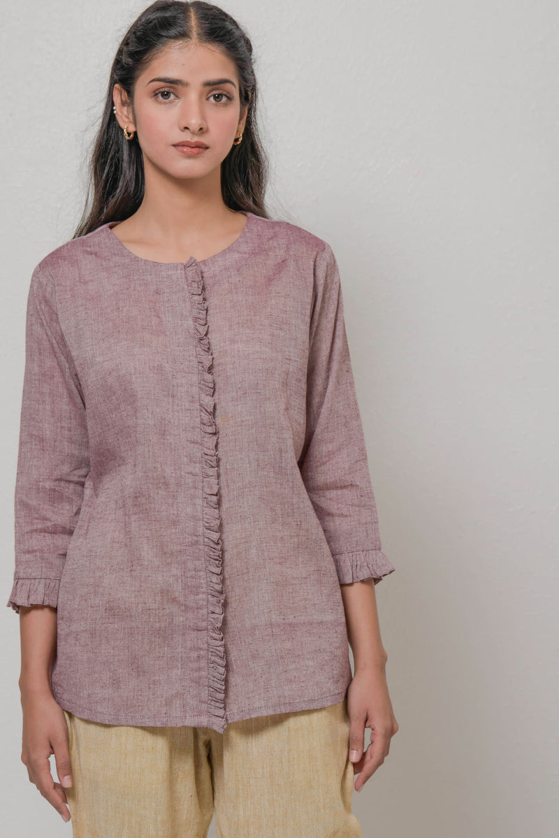 Hadiya Handwoven Cotton Top